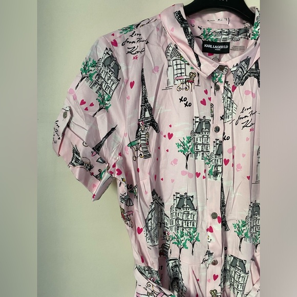 KARL LAGERFELD PARIS • Conversational Dress • Women’s - Picture 9 of 16